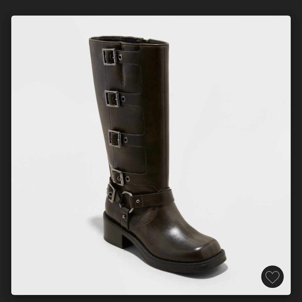Women's Rebel Tall Moto Buckle Boots - Wild
Fable™ Brown 7